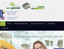 Tablet Screenshot of ecogreenbiode.com